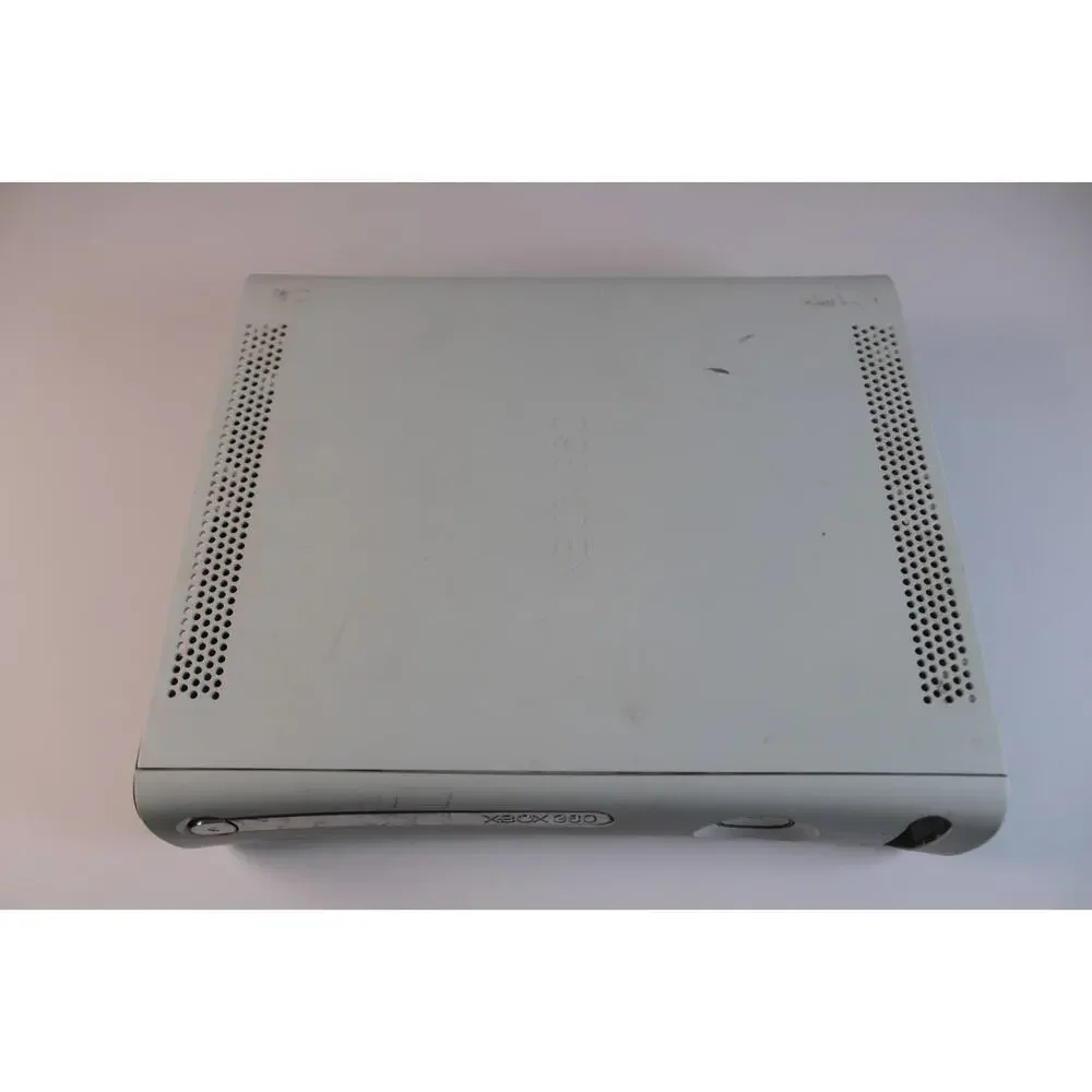 Microsoft Xbox 360 Slim White Console ONLY - For Parts Red Circle